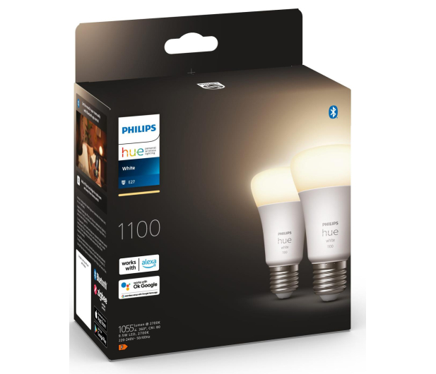 Philips Hue White Inteligentna Żarówka 2xE27 1100lm 8719514289192 - 709619 - zdjęcie 3